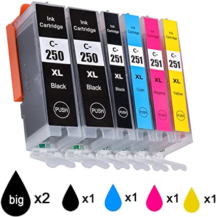 PACK CARTOUCHE CANON 250-6620 KONAN